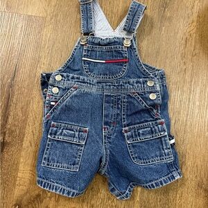 Vintage Tommy Hilfiger y2k Denim Overalls for Kids